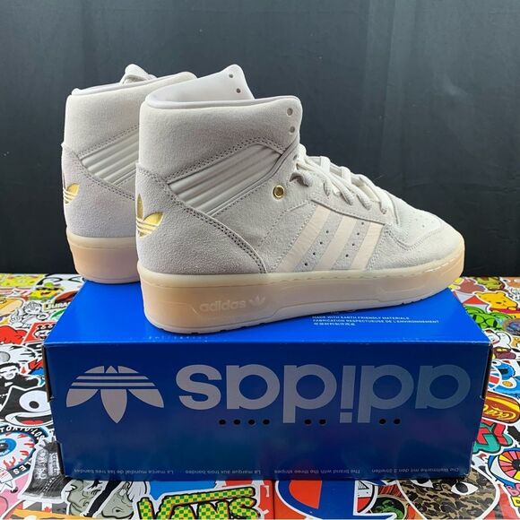 Adidas Rivalry HI Suede Gold Men's Various Sizes - Picture 2 of 13